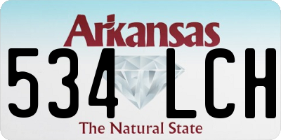 AR license plate 534LCH