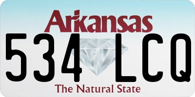 AR license plate 534LCQ