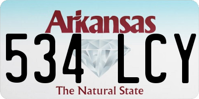 AR license plate 534LCY