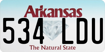 AR license plate 534LDU