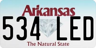 AR license plate 534LED