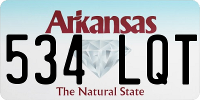 AR license plate 534LQT
