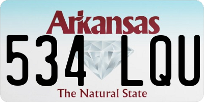 AR license plate 534LQU