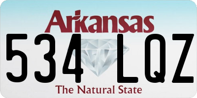 AR license plate 534LQZ