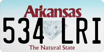 AR license plate 534LRI