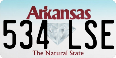 AR license plate 534LSE