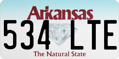 AR license plate 534LTE