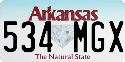 AR license plate 534MGX