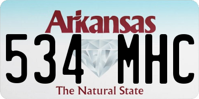 AR license plate 534MHC