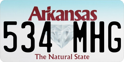 AR license plate 534MHG