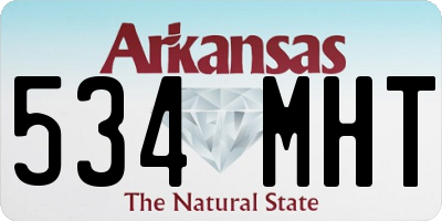 AR license plate 534MHT