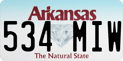 AR license plate 534MIW