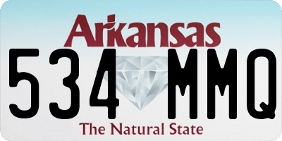 AR license plate 534MMQ
