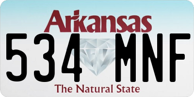 AR license plate 534MNF