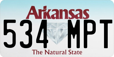AR license plate 534MPT