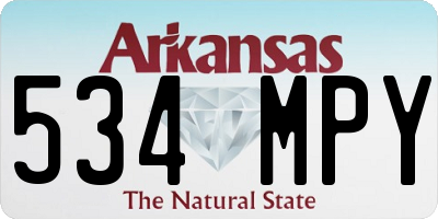AR license plate 534MPY
