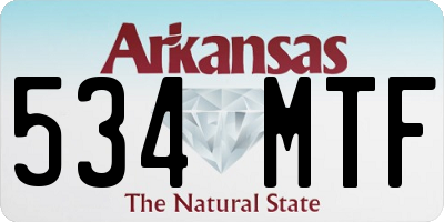 AR license plate 534MTF