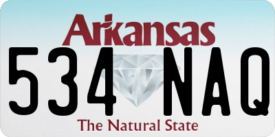 AR license plate 534NAQ