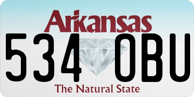 AR license plate 534OBU