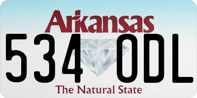 AR license plate 534ODL