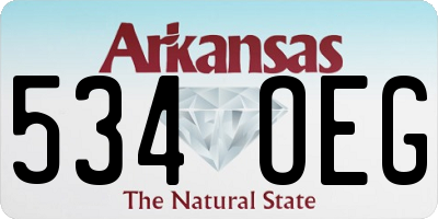 AR license plate 534OEG
