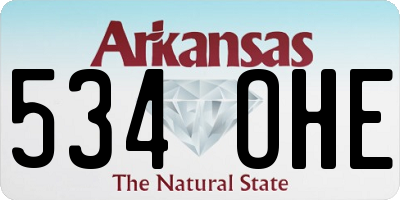 AR license plate 534OHE