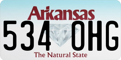AR license plate 534OHG