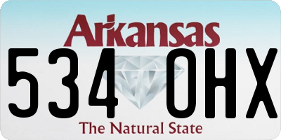 AR license plate 534OHX