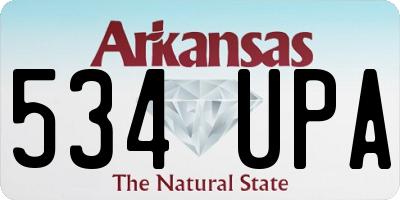 AR license plate 534UPA