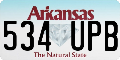 AR license plate 534UPB