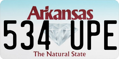 AR license plate 534UPE