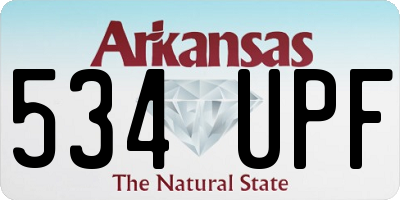 AR license plate 534UPF
