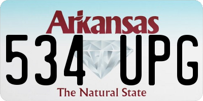 AR license plate 534UPG