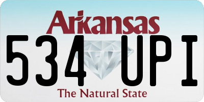 AR license plate 534UPI