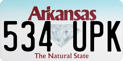 AR license plate 534UPK