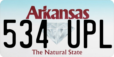 AR license plate 534UPL