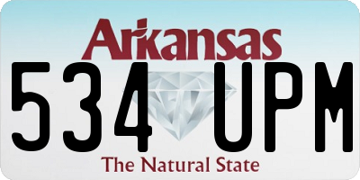AR license plate 534UPM