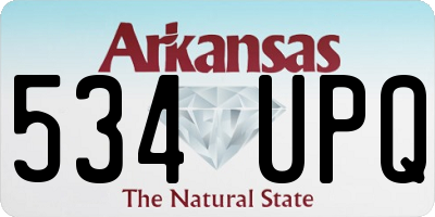 AR license plate 534UPQ