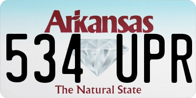 AR license plate 534UPR