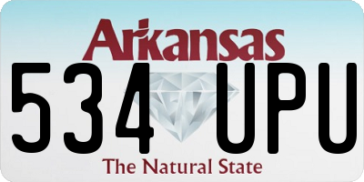 AR license plate 534UPU