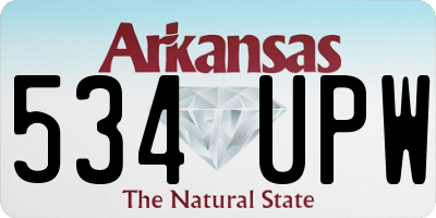 AR license plate 534UPW