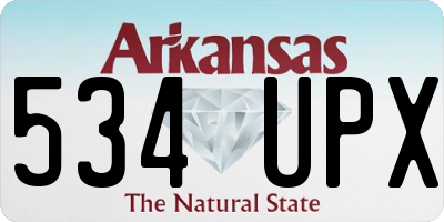 AR license plate 534UPX