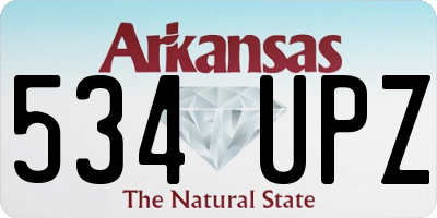 AR license plate 534UPZ