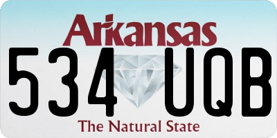AR license plate 534UQB
