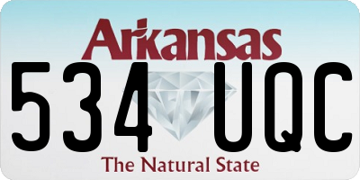AR license plate 534UQC