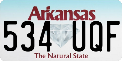 AR license plate 534UQF