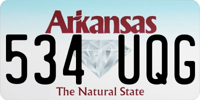 AR license plate 534UQG