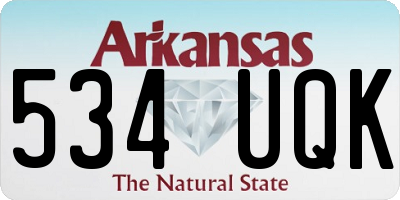 AR license plate 534UQK