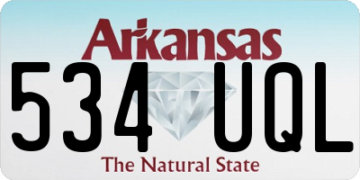 AR license plate 534UQL