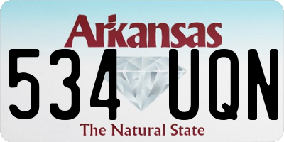 AR license plate 534UQN